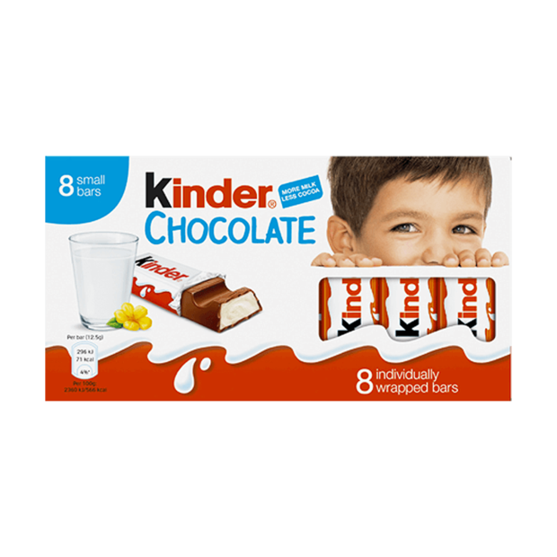 Kinder Chocolate Small Bars T8